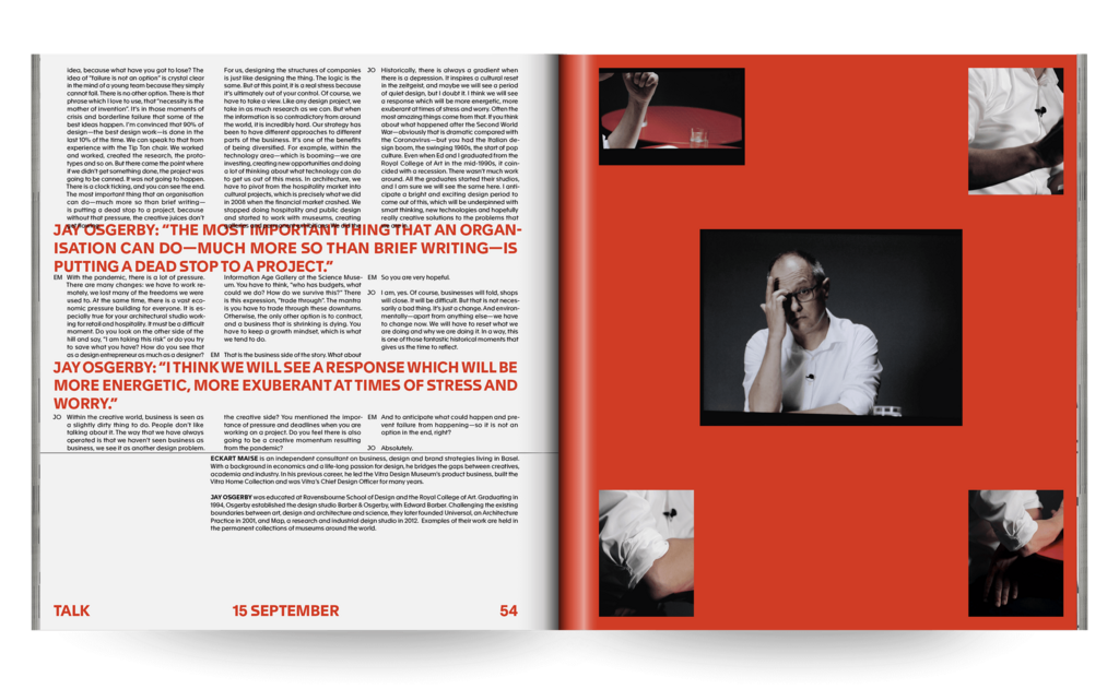 Swiss Design Awards 2020 Publication - © Dual Room